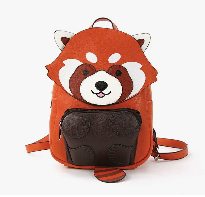 Novelty Red Panda Mini Backpack - HalfMoonMusic