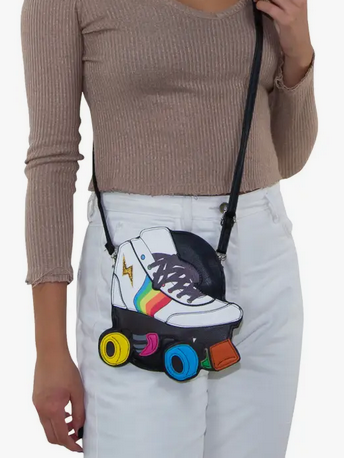 Novelty Roller Skate Crossbody Bag - HalfMoonMusic