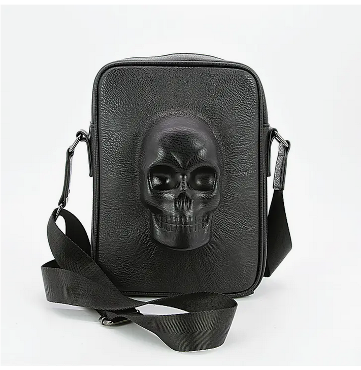 Protruding Skull Crossbody Bag - HalfMoonMusic