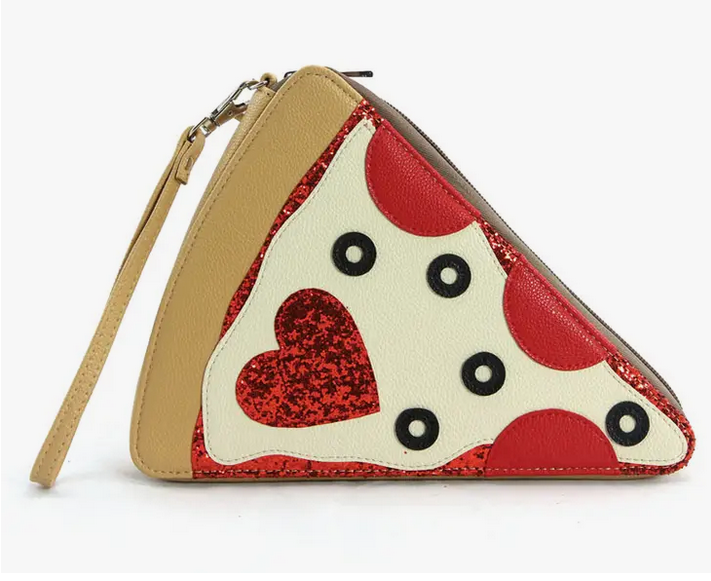 Pepperoni Pizza Wallet Clutch - HalfMoonMusic