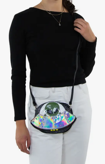 Novelty Alien Spaceship Crossbody Bag - HalfMoonMusic