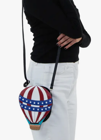 Novelty Hot Air Balloon Crossbody Bag - HalfMoonMusic