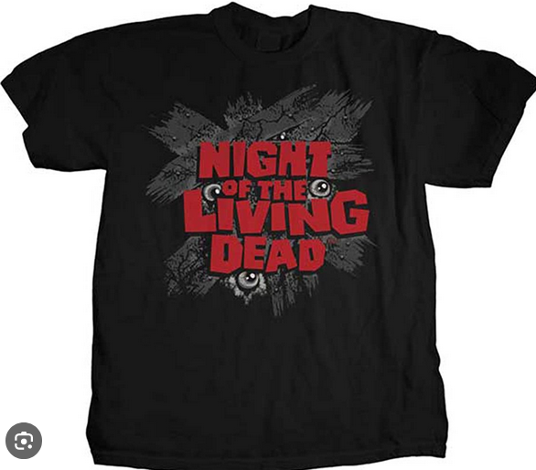 Men's Night Of The Living Dead Eye Logo T-Shirt - HalfMoonMusic