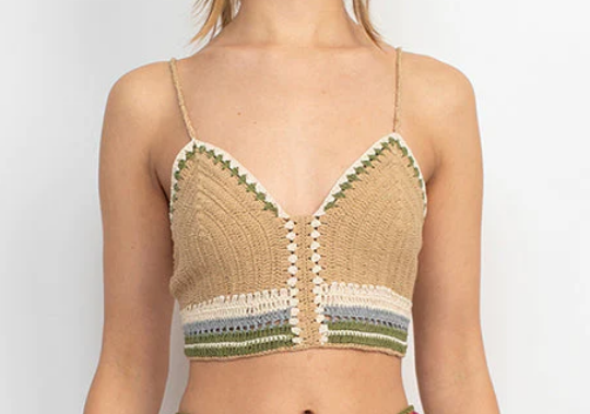 Women's Fiesta Crochet Top - HalfMoonMusic