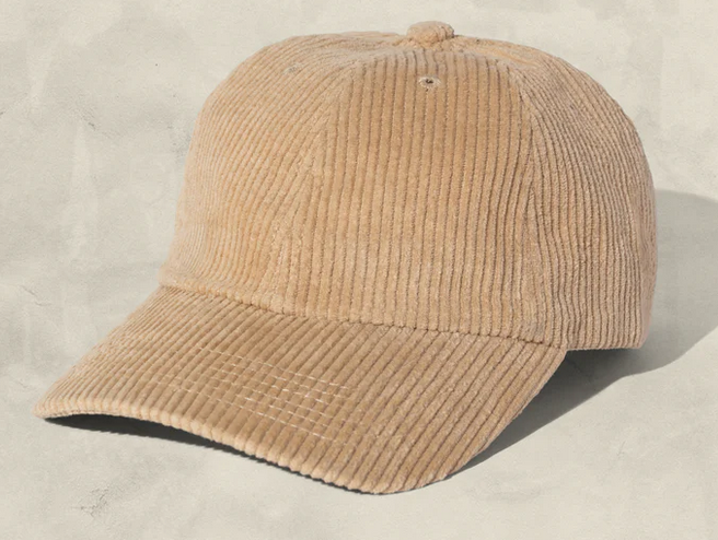 Classic Plain Corduroy Dad Hat - HalfMoonMusic