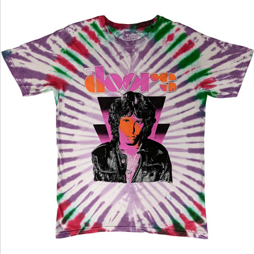 Men's The Doors Jim Beams Tie-Dye T-Shirt - HalfMoonMusic