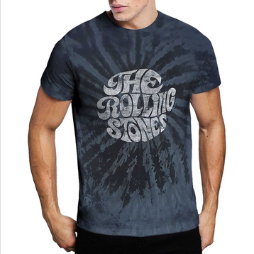 Men's Rolling Stones 70's Logo Tie Dye T-Shirt - HalfMoonMusic