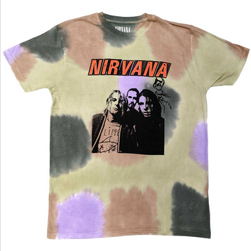 Men's Nirvana Flipper Tie Dye T-Shirt - HalfMoonMusic