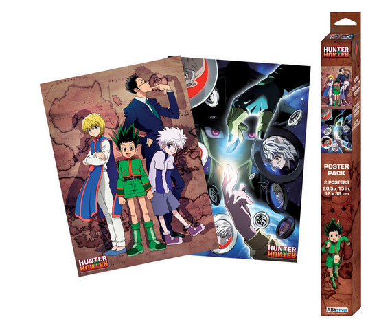 Hunter x Hunter - Map & Space - Boxed Poster Set - HalfMoonMusic