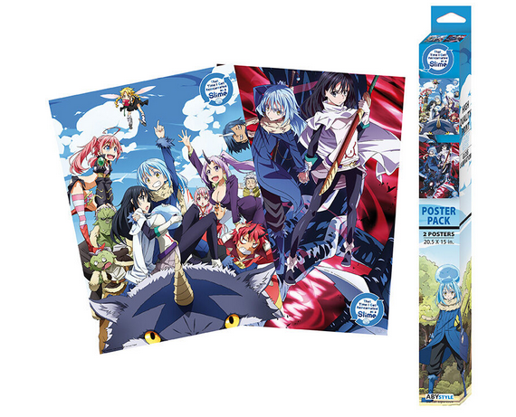 Slime - Group & Dragon - Boxed Poster Set - HalfMoonMusic