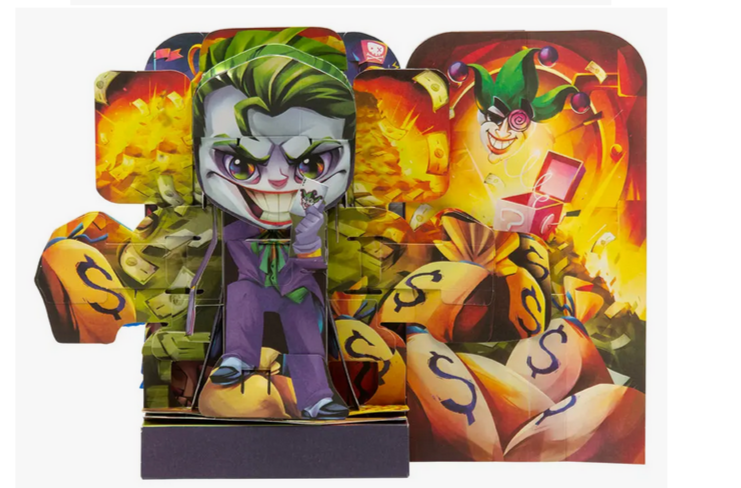 DC Flip-Pop: The Joker Pop-Out Figure & Booklet - HalfMoonMusic