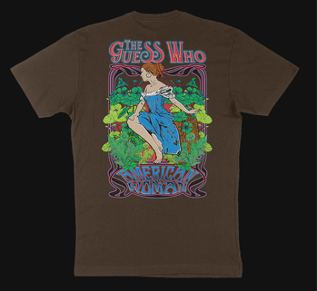 Men's The Guess Who American Woman T-Shirt - HalfMoonMusic