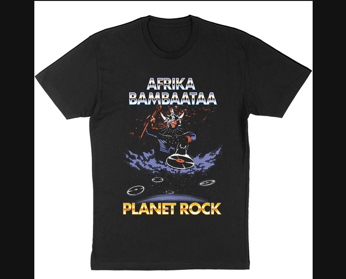 Men's Afrika Bambaataa Planet Rock T-Shirt - HalfMoonMusic