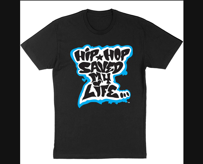 Men's Afrika Bambaataa Hip Hop Saved My Life T-Shirt - HalfMoonMusic