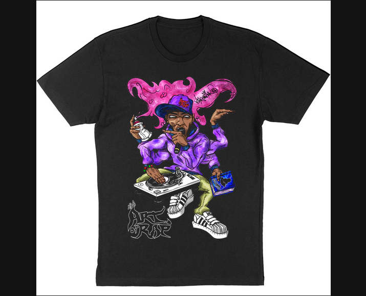 Men's Art of Rap Ganesh T-Shirt - HalfMoonMusic