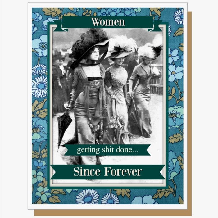 Women - Getting Sh*t Done Greeting Card - HalfMoonMusic