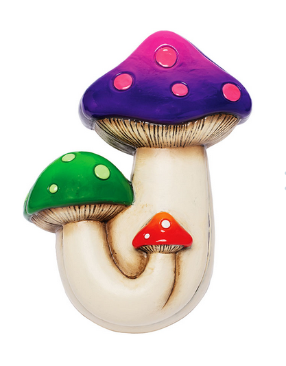 Triple Mushroom Stash Box - HalfMoonMusic