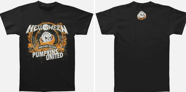 Men's Helloween Pumpkins United T-Shirt - HalfMoonMusic
