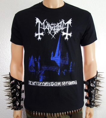 Men's Mayhem DMDS Blue Print T-Shirt - HalfMoonMusic