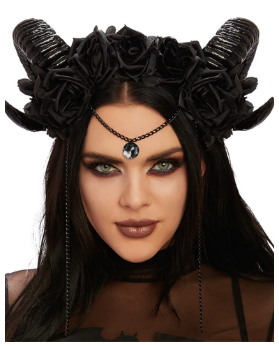 Unisex Halloween Costume Accessory - Ram Horns - HalfMoonMusic