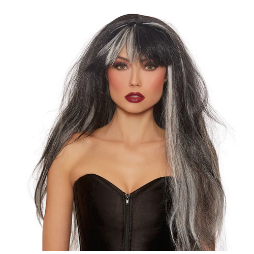 Women's Halloween Costume Accessory - Extra Long Haunted Wig - HalfMoonMusic