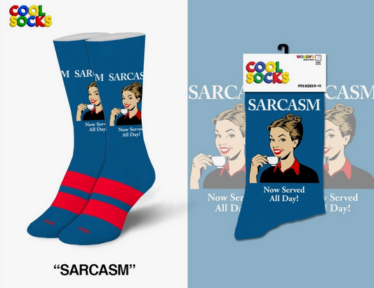 Women's Sarcasm Socks - HalfMoonMusic