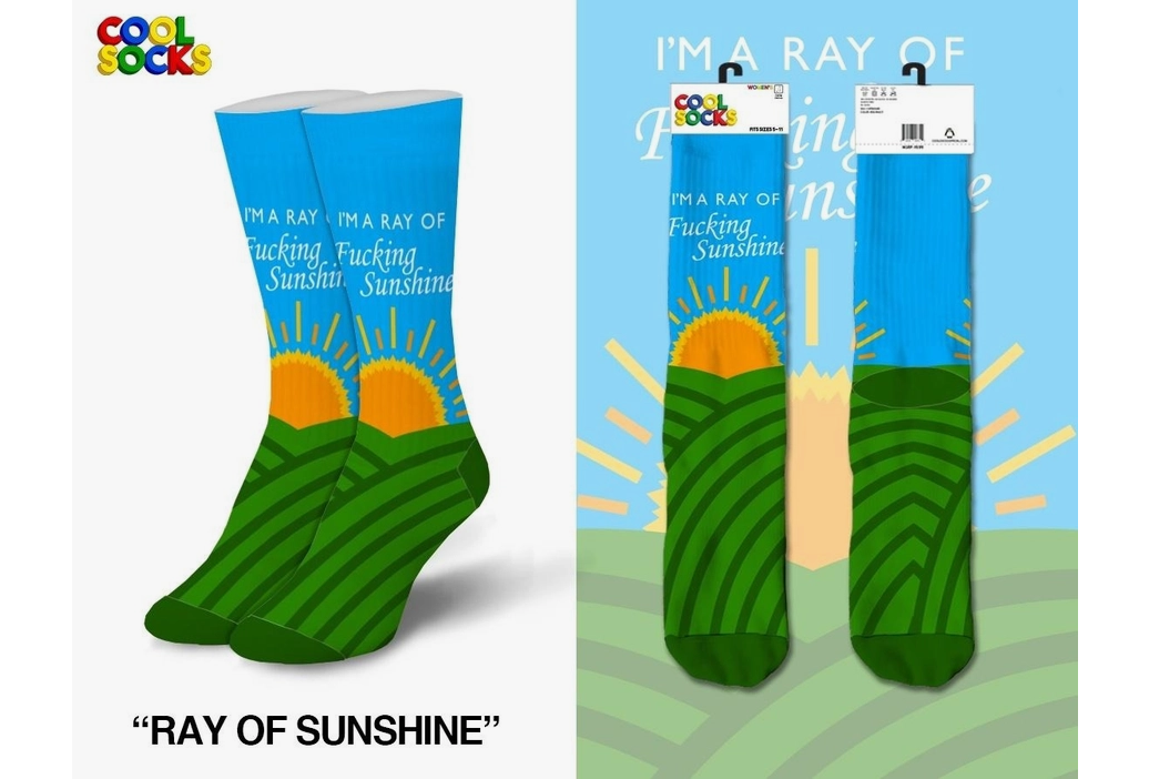 Women's I'm a Ray of F**king Sunshine Socks - HalfMoonMusic