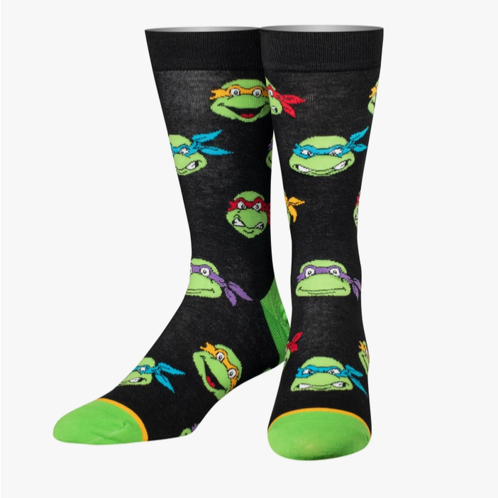 Men's Retro Turtle Head Socks - HalfMoonMusic