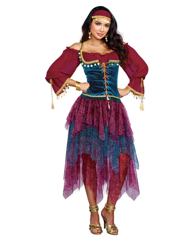 Women's Halloween Costume - Gypsy - HalfMoonMusic