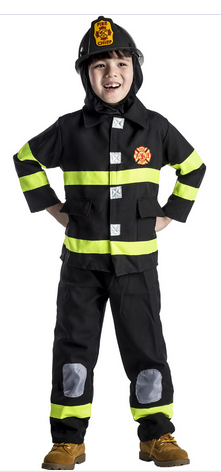 Boy's Halloween Costume - Fire Fighter - HalfMoonMusic