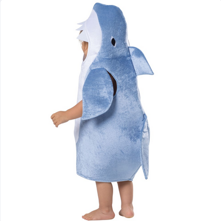 Boy's Halloween Costume - Blue Shark - HalfMoonMusic