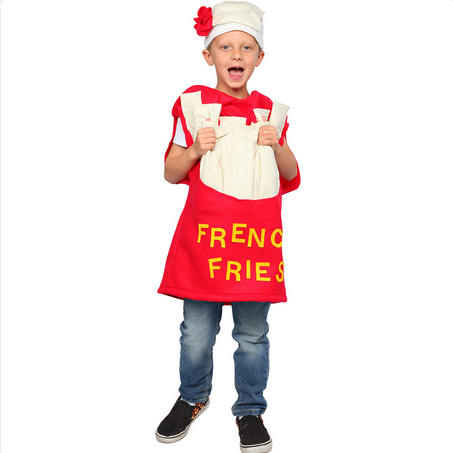 Kid's Halloween Costume - French Fries - HalfMoonMusic