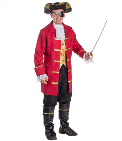 Men's Halloween Costume - Elite Pirate - HalfMoonMusic