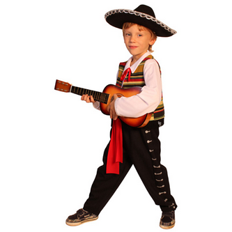 Boy's Halloween Costume - Mariachi - HalfMoonMusic