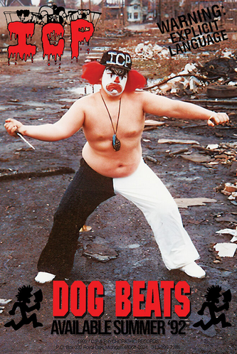 Insane Clown Posse Dog Beats Poster - HalfMoonMusic