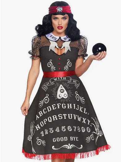 Women's Halloween Costume - Spooky Board Beauty - HalfMoonMusic