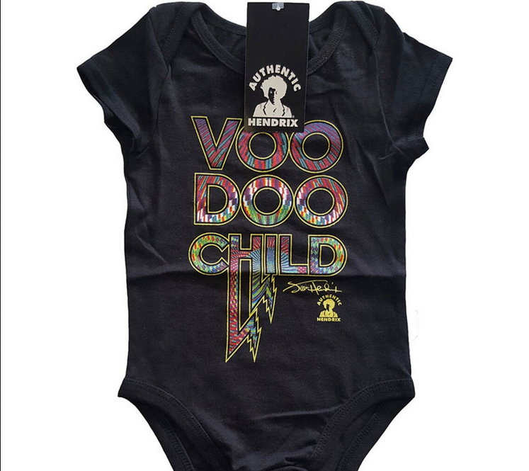 Jimi Hendrix Voodoo Child Infant Onesie - HalfMoonMusic