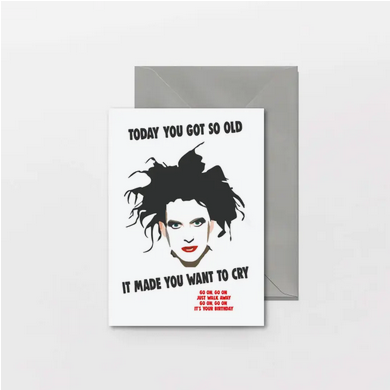 Birthday Card the Cure - HalfMoonMusic