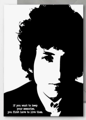 Birthday Card Bob Dylan - HalfMoonMusic