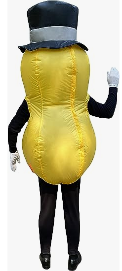 Unisex Halloween Costume - Inflatable Mr. Peanut - HalfMoonMusic