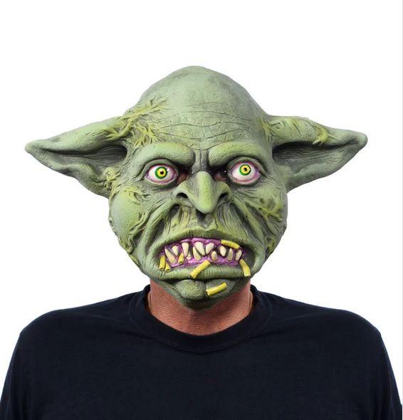 Halloween Mask - Cheddar Goblin Costume - HalfMoonMusic