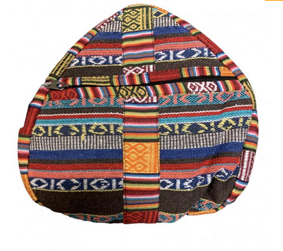 Cotton Collapsible Zip-Up Travel Bag - HalfMoonMusic