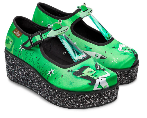 Chocolaticas® E.T. Gals Women's Mary Jane Platform - HalfMoonMusic