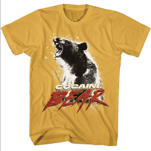 Men's Cocaine Bear Movie Poster T-Shirt - HalfMoonMusic