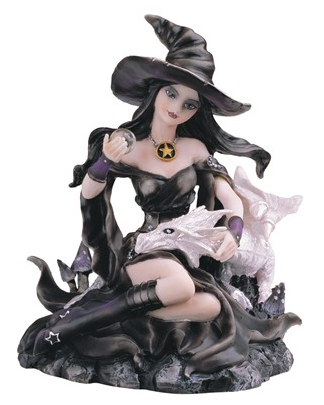 Sorceress Statue - HalfMoonMusic