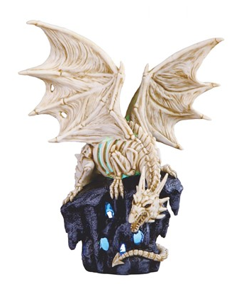 Dragon Skeleton Statue - HalfMoonMusic