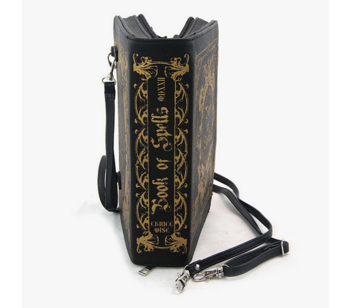 Book of Spells Clutch Bag - HalfMoonMusic