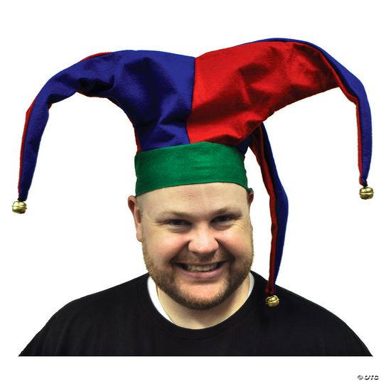 Jester Hat Halloween Accessory - HalfMoonMusic