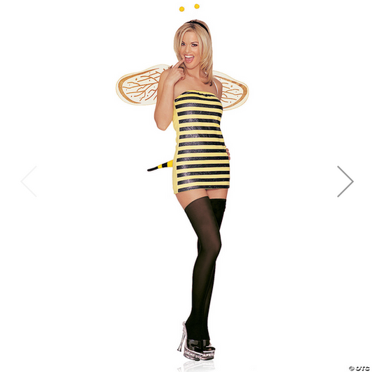 Women's Sexy Bee Halloween Costume - HalfMoonMusic