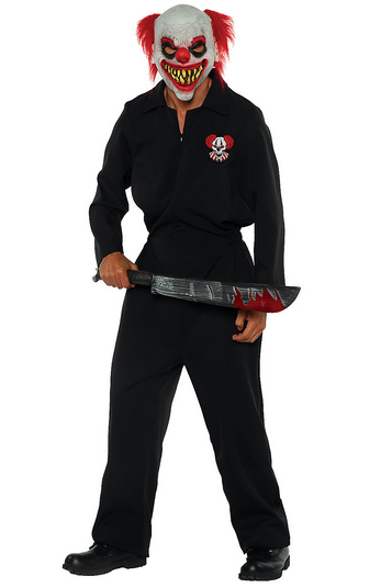 Men's Killer Clown Crew Halloween Costume - HalfMoonMusic